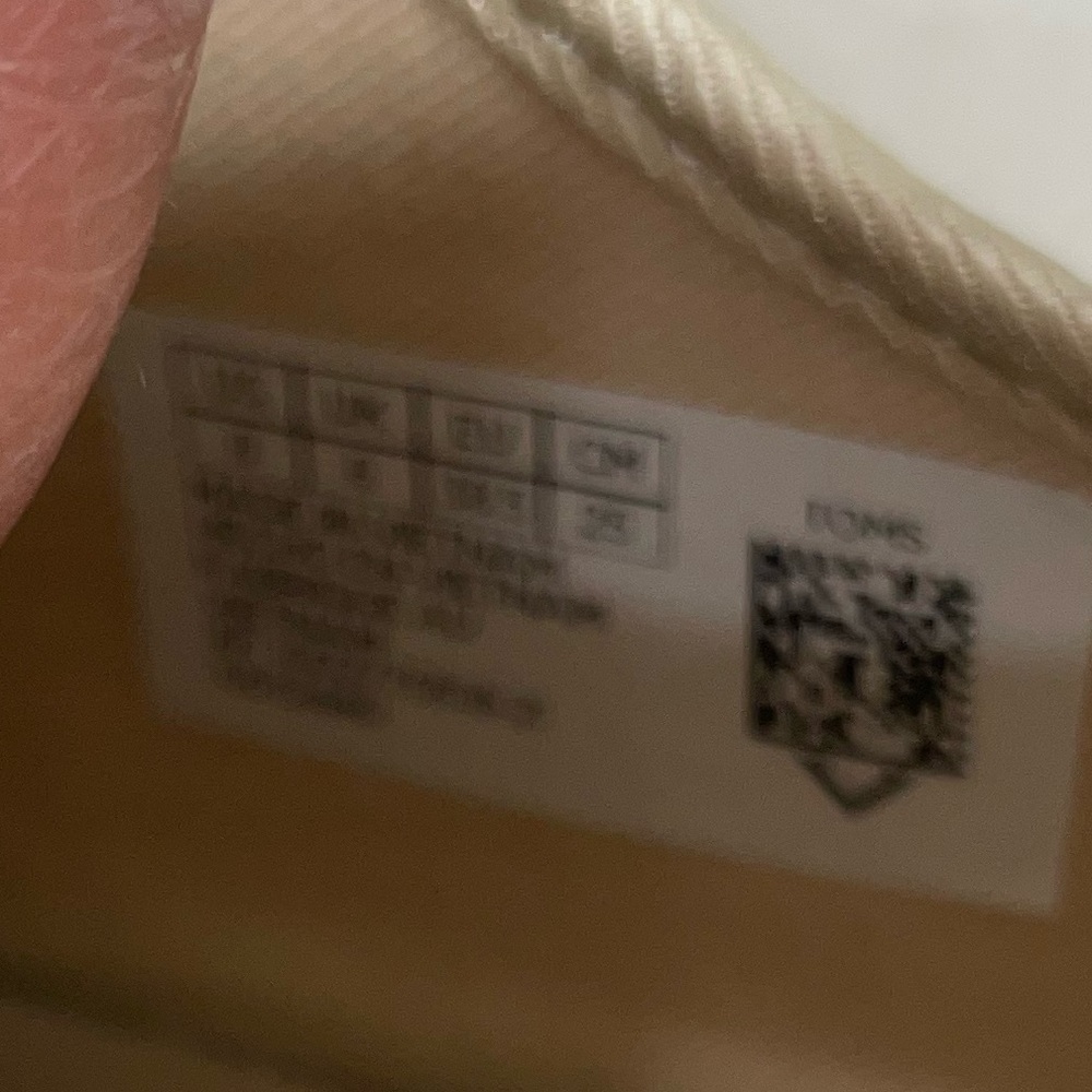 Toms Women's Tan Corduroy Sneakers - Picture 5 of 6